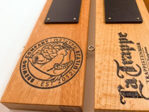 Tapborden op maat met logo