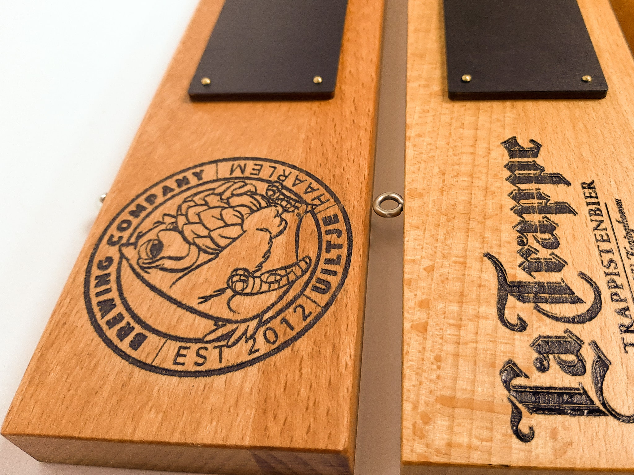 Tapborden op maat met logo