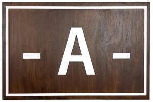 Houten Sign Beits Acrylaat 300x201