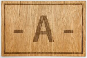 Houten Sign Graveren Eikenhout 300x202