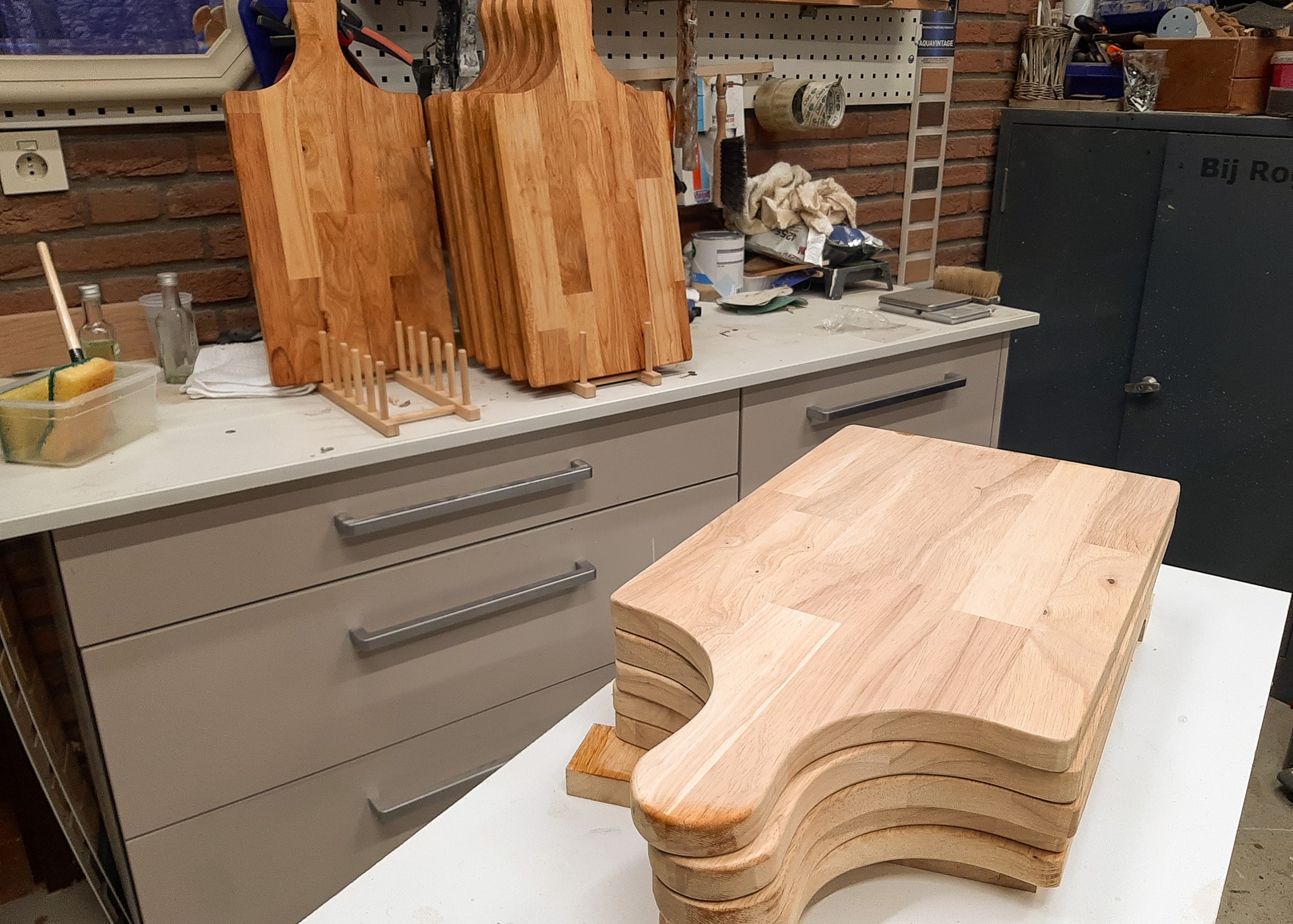 Spookman Borrelplanken op maat gemaakt