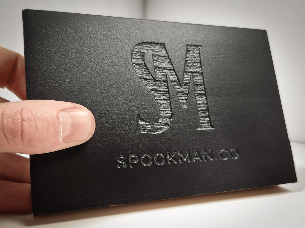 Hout graveren embossing effect