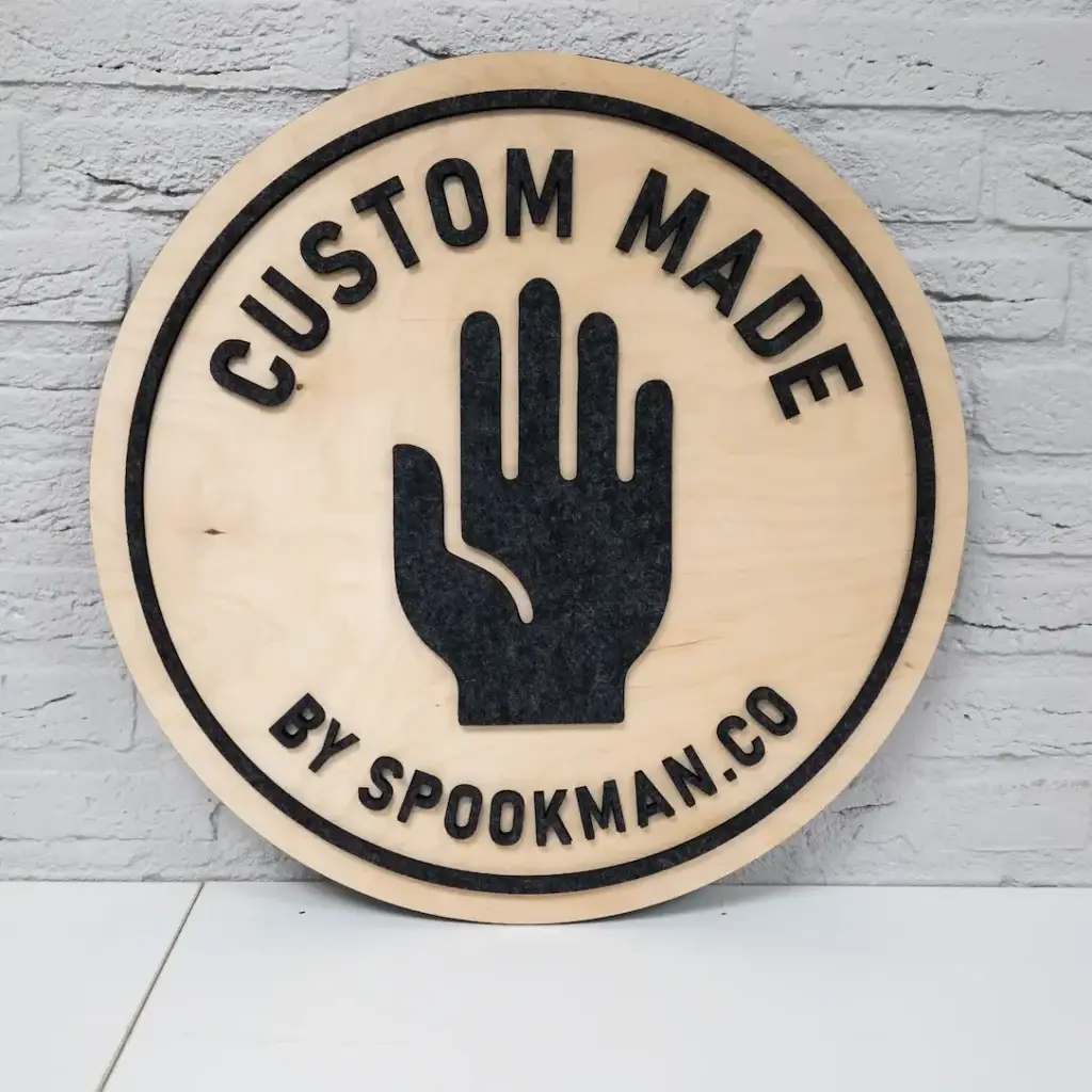 Maatwerk Lasersnijden & graveren in hout en acryl voor unieke Signs | Spookman.co