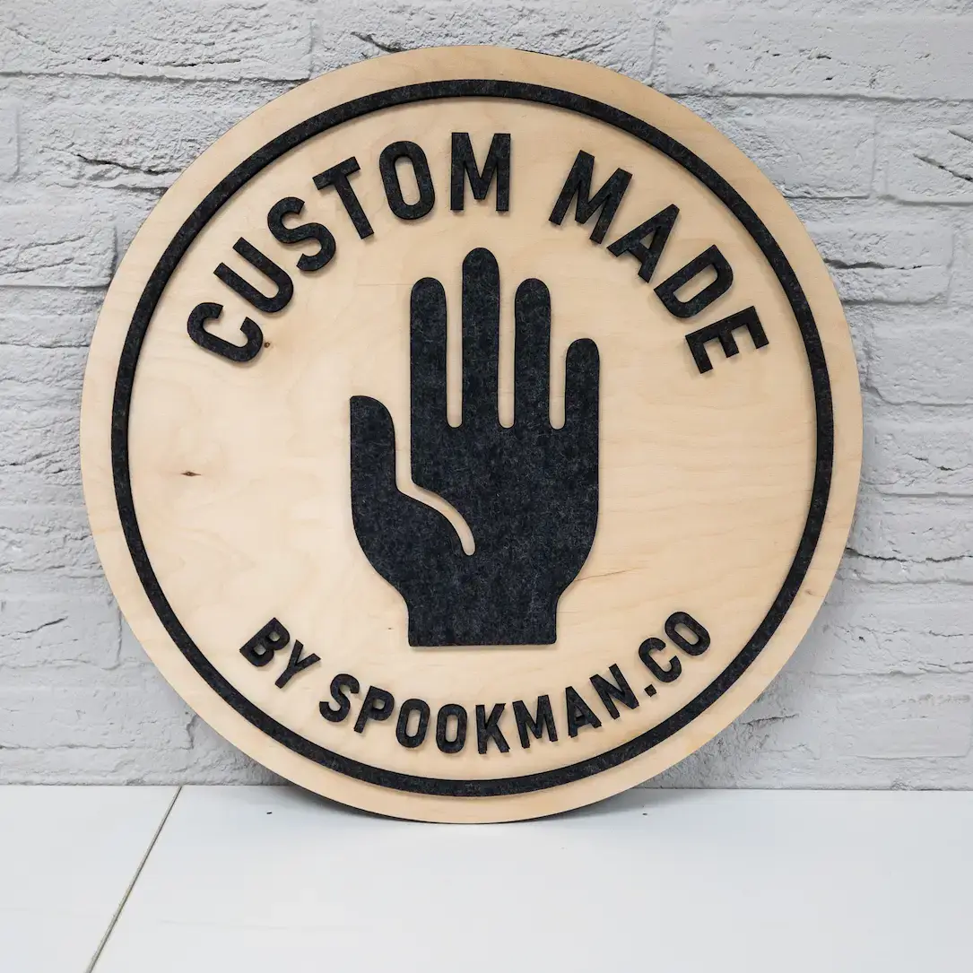 Maatwerk Lasersnijden & graveren in hout en acryl voor unieke Signs | Spookman.co