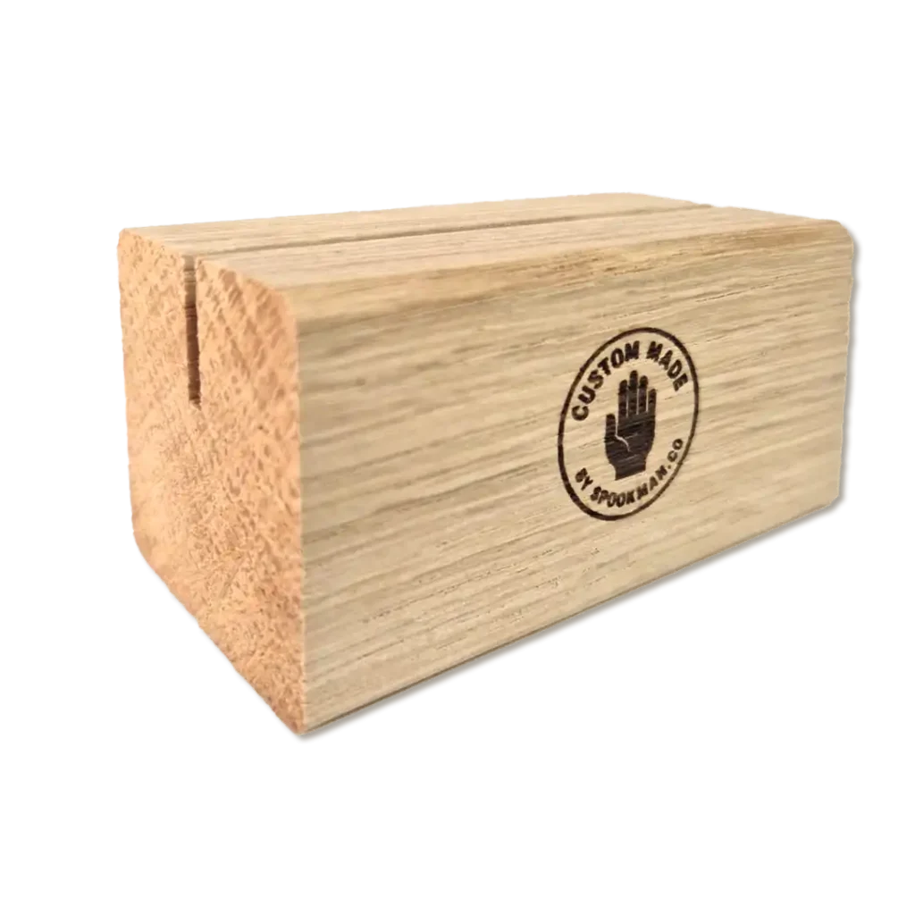 houten kaarthouders op maat