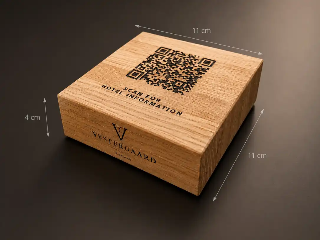 QR Block Oak